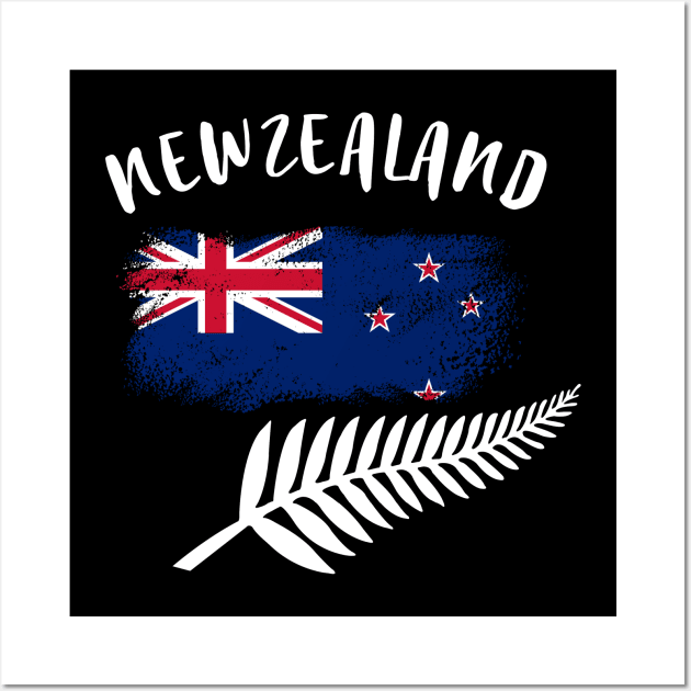 New Zealand Flag Wall Art by TravelGiftDesign